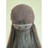 22" Lace Top Natural 2# Dark Brown Wavy Wig with Swiss Lace and Mini Tiny Layer