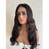 22" Lace Top Natural 2# Dark Brown Wavy Wig with Swiss Lace and Mini Tiny Layer