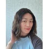 12 inch short lace top Brazilian wave wig darker brown #2 with #8 accents