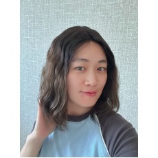 12" Short Lace Top Brazilian Wave Hair Wig – Darker Brown #2 with #8 Accents (70% Blend)