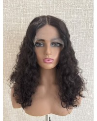 20" Darker Brown Natural 2# Brazilian Curly – Lace Top Luxury Wig 20" Natural 2# Darker Brown Brazilian Curly Lace Top Wig – Swiss Lace Single Knots, Silk Top