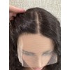 20" Natural 2# Darker Brown Brazilian Curly Lace Top Wig – Swiss Lace Single Knots, Silk Top