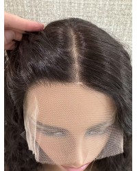 20" Darker Brown Natural 2# Brazilian Curly – Lace Top Luxury Wig 20" Natural 2# Darker Brown Brazilian Curly Lace Top Wig – Swiss Lace Single Knots, Silk Top