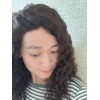 20" Lace Top Natural 4# Dark Brown Brazilian Curly Wig