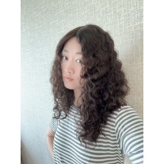 20" Luxury Dark Brown Natural 4# Brazilian Curly Lace Top Wig 