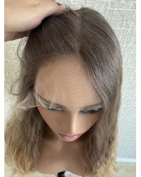 20 inch Balayage Ombre Blonde & Smoky Beige Melt Lace Top Wig – Virgin Brazilian Hair