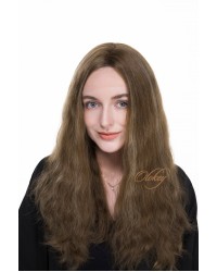 Lace Top Virgin European Hair 4/8/18# Highlights Color Kosher Wigs Sheitels