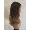 18" Ombre Chestnut to Honey Blonde Lace Top Brazilian Wave Wig