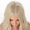 Longest !!! Silk Top With ear to ear lace Blonde 613#  Color Virgin European Hair Regular Kosher Wigs