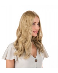 20 inch Buttery Blonde silk top virgin European hair wig with wefted back cap by OLOKEYWIGS