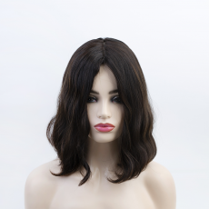 12" Bob Style Natural 2# with 6# highlights Color Virgin Brazilian Wave Hair Regular Kosher Wigs