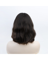 Luxury 12" Bob Style Virgin Brazilian Kosher Wig 12" Bob Style Natural 2# with 6# Highlights Wig