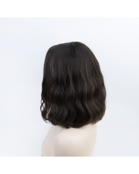 Luxury 12" Bob Style Virgin Brazilian Kosher Wig 12" Bob Style Natural 2# with 6# Highlights Wig