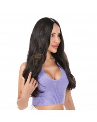 Dark Brown #2 silk top wig 24 inches with tiny layers