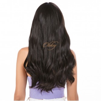 24" Dark Brown #2 Silk Top Wig – Mini Tiny Layer | 4×4 Silk Top with Wefted Back