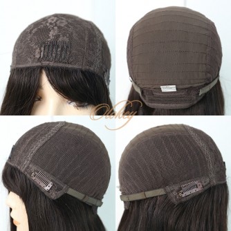 12" Bob Style Natural 2# Dark Brown with 6# Highlights Sheitels Luxury Wigs – Special Sale