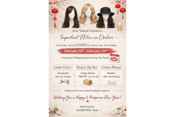 Chinese New Year Holiday Notice