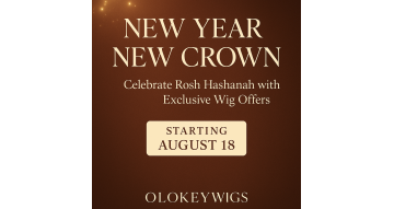 New Year · New Crown — Celebrate Rosh Hashanah with Exclusive Wig Offers