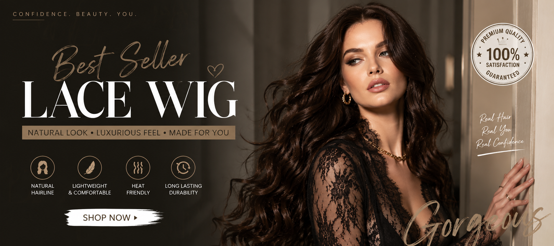OLOKEYWIGS Best Seller Lace Wigs Banner